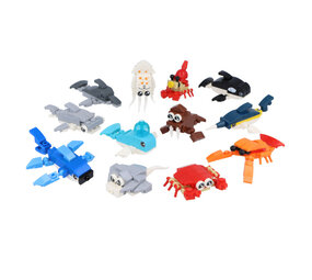Henbrandt Jeu de construction Animaux marins | à la pièce