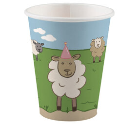 Riethmüller Bauernhof-Partybecher 250 ml | 8 Stück