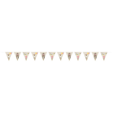 Riethmüller Wimpelkette „Bauernhofparty“, 400 x 19 cm | pro Stück