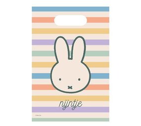 Haza - Witbaard Sachets cadeaux Miffy 17x23cm | 6 pièces