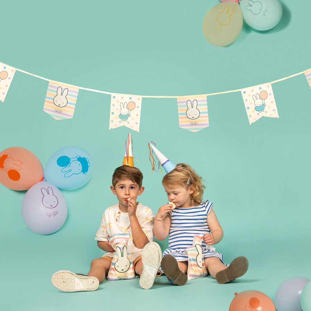 Haza - Witbaard Nijntje Uitdeelzakjes 17x23cm | 6 stuks Haza - Witbaard Nijntje Uitdeelzakjes 17x23cm | 6 stuks