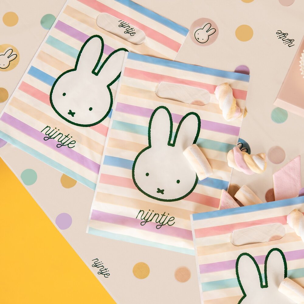 Haza - Witbaard Miffy Partytüten 17x23cm | 6 Stück