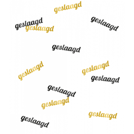 Paper Dreams Confetti Geslaagd Classy | 50 gram Paper Dreams Confetti Geslaagd Classy | 50 gram