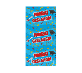 Paper Dreams Geslaagd Deurgordijn Cartoon | 200x100cm