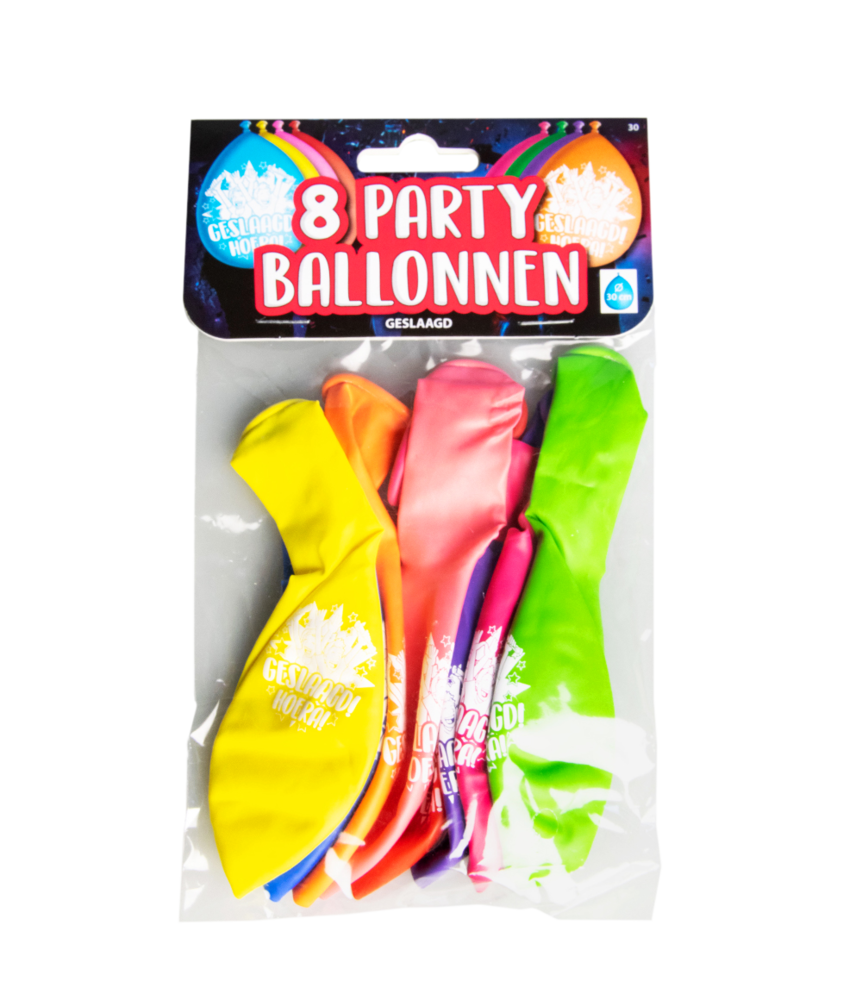 Paper Dreams Congratulations Hooray Balloons 30cm | 8 pieces