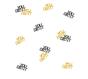 Paper Dreams Confetti Passed You Did It Classy | 50 grams