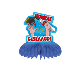 Paper Dreams Geslaagd Tafeldecoratie Cartoon 16x16cm | per stuk