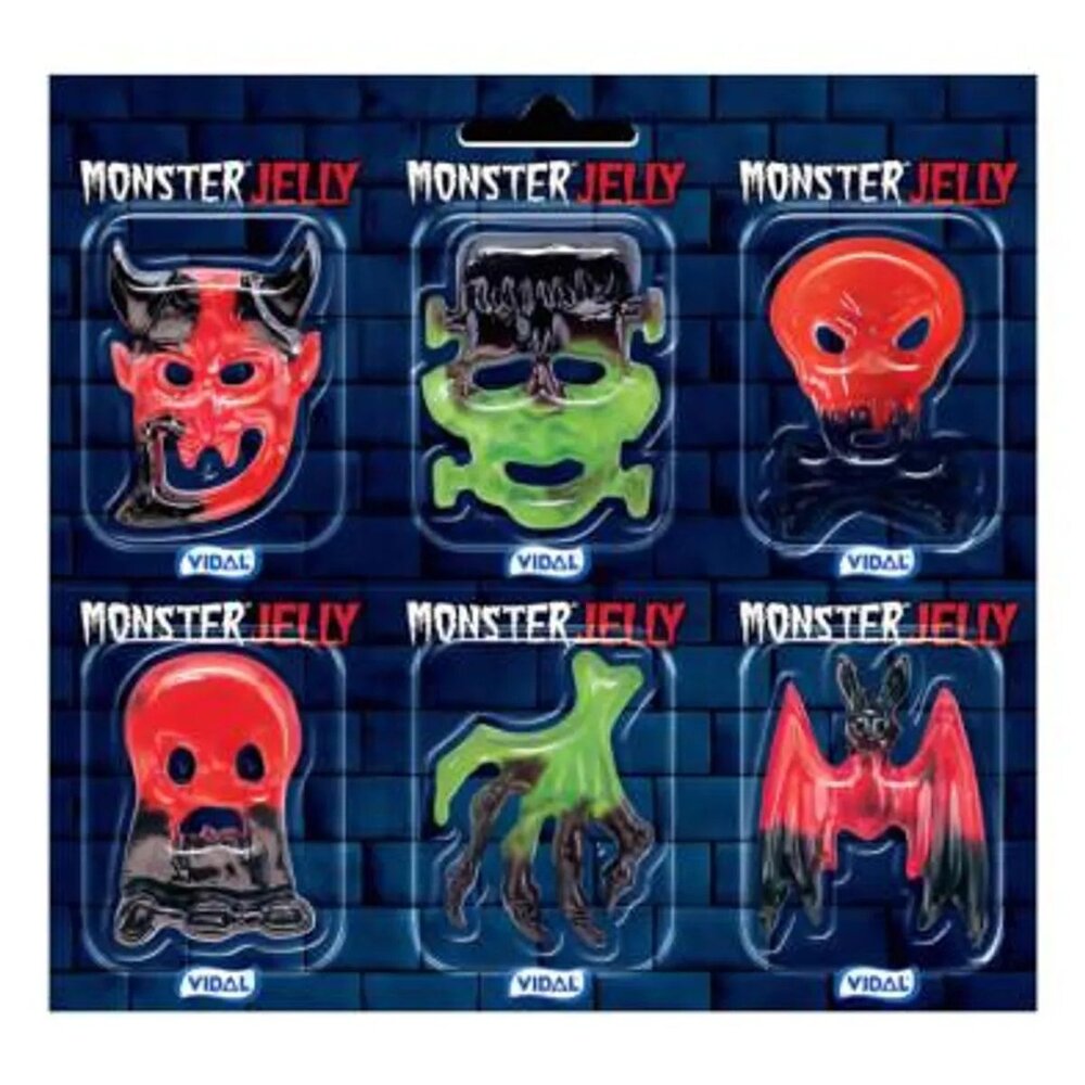Vidal Monster-Geleebonbons in Blisterverpackung | 6 Stück