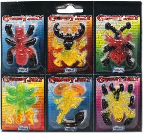 Vidal Jelly Creepy snoep | 6 stuks Vidal Jelly Creepy snoep | 6 stuks