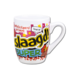 Paper Dreams Mok Geslaagd School 12cm | per stuk Paper Dreams Mok Geslaagd School 12cm | per stuk
