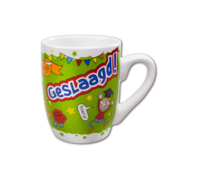 Paper Dreams Mok Geslaagd Goed Gedaan 12cm | per stuk Paper Dreams Mok Geslaagd Goed Gedaan 12cm | per stuk