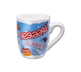 Paper Dreams Mok Geslaagd Te Gek 12cm | per stuk Paper Dreams Mok Geslaagd Te Gek 12cm | per stuk