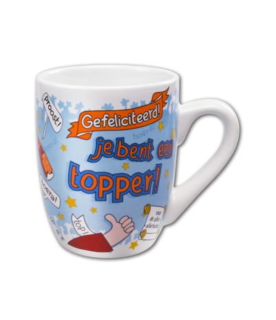 Paper Dreams Mug à décorations « Félicitations » 12 cm | à l’unité