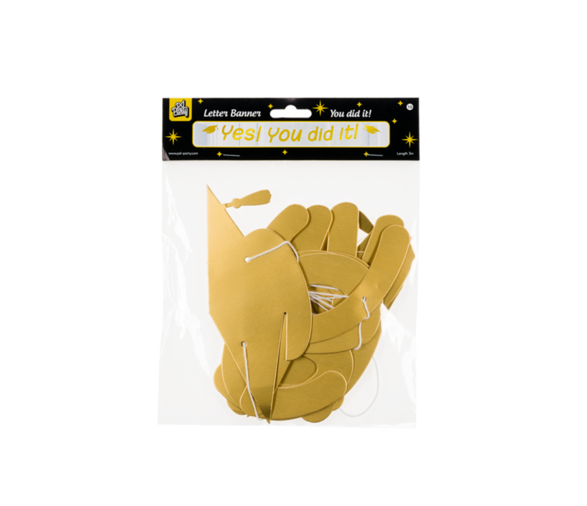 Paper Dreams Geslaagd You Did It Letterslinger | 250x17cm Paper Dreams Geslaagd You Did It Letterslinger | 250x17cm