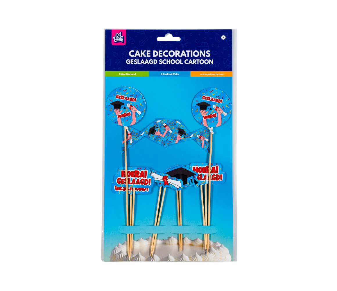 Paper Dreams Décorations de gâteau de remise de diplôme (dessins animés) | 30 cm