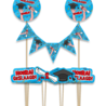 Paper Dreams Geslaagd Cartoon Taarttoppers | 30cm Paper Dreams Geslaagd Cartoon Taarttoppers | 30cm