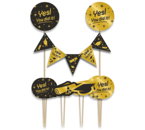 Paper Dreams Congratulations You Did It Cake Toppers | 30cm