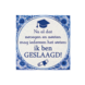 Paper Dreams Tegel Delfts Blauw Geslaagd School | 15x15cm Paper Dreams Tegel Delfts Blauw Geslaagd School | 15x15cm