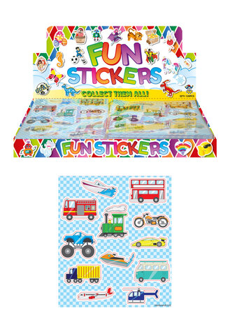 Henbrandt Vehicle Sticker Sheet 12x10cm | 12 sheets