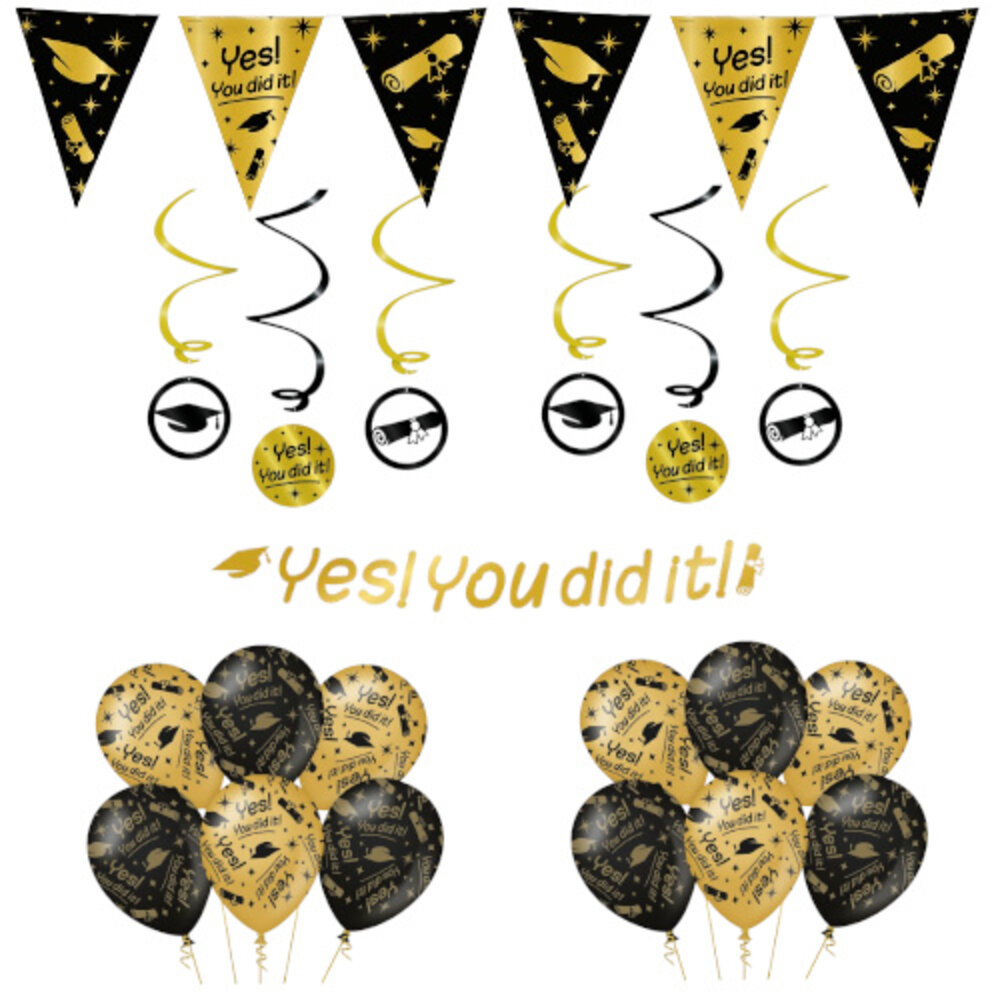 Paper Dreams Geslaagd Versiering Pakket You Did It! | M Paper Dreams Geslaagd Versiering Pakket You Did It! | M