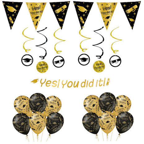 Paper Dreams Geslaagd Versiering Pakket You Did It! | M Paper Dreams Geslaagd Versiering Pakket You Did It! | M