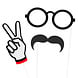 Boland Foto Props Geslaagd 10 delig | per set Boland Foto Props Geslaagd 10 delig | per set