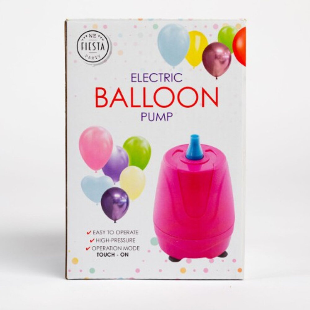 WeFiesta Elektrische Ballonpumpe 300W | Rosa