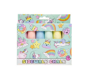 LG Imports Unicorn Sidewalk Chalk | 6 pieces