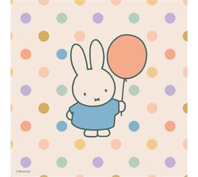 Haza - Witbaard Miffy Napkins 33x33cm | 20 pieces
