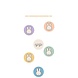 Haza - Witbaard Décoration suspendue Miffy 65 x 23 cm | 6 pièces