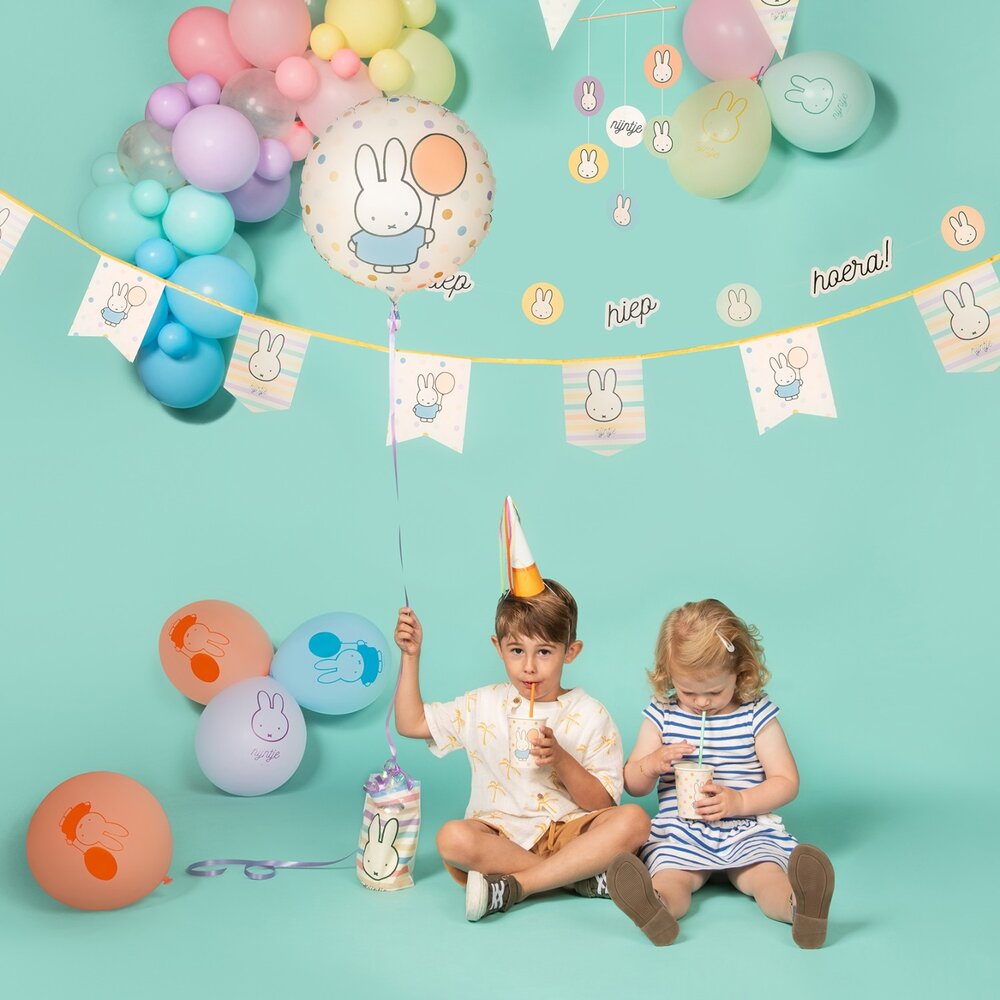 Haza - Witbaard Miffy Hanging Decoration 65x23cm | 6 pieces