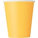 Unique Party Sonnenblumengelbe Becher 270 ml | 8 Stück