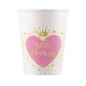 Unique Party Little Princess Becher 200 ml | 8 Stück