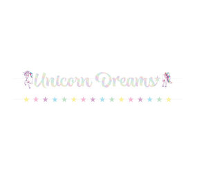 Riethmüller Eenhoorn Letterslinger Unicorn Dreams  2mtr | 2 stuks