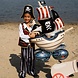 Folat Piraten Schip Staande Folieballon 70x81cm | per stuk Folat Piraten Schip Staande Folieballon 70x81cm | per stuk
