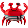Folat Crab SuperShape Foil Balloon 93x75cm | per piece