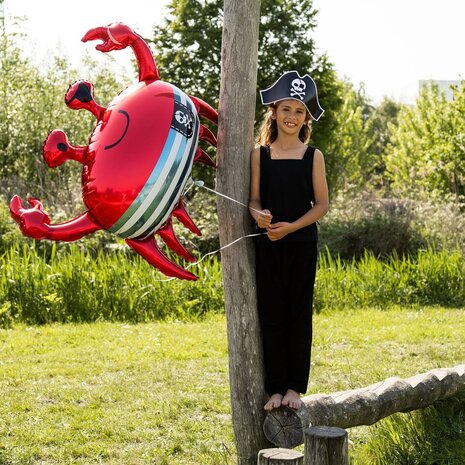 Folat Krab SuperShape Folie Ballon 93x75cm | per stuk