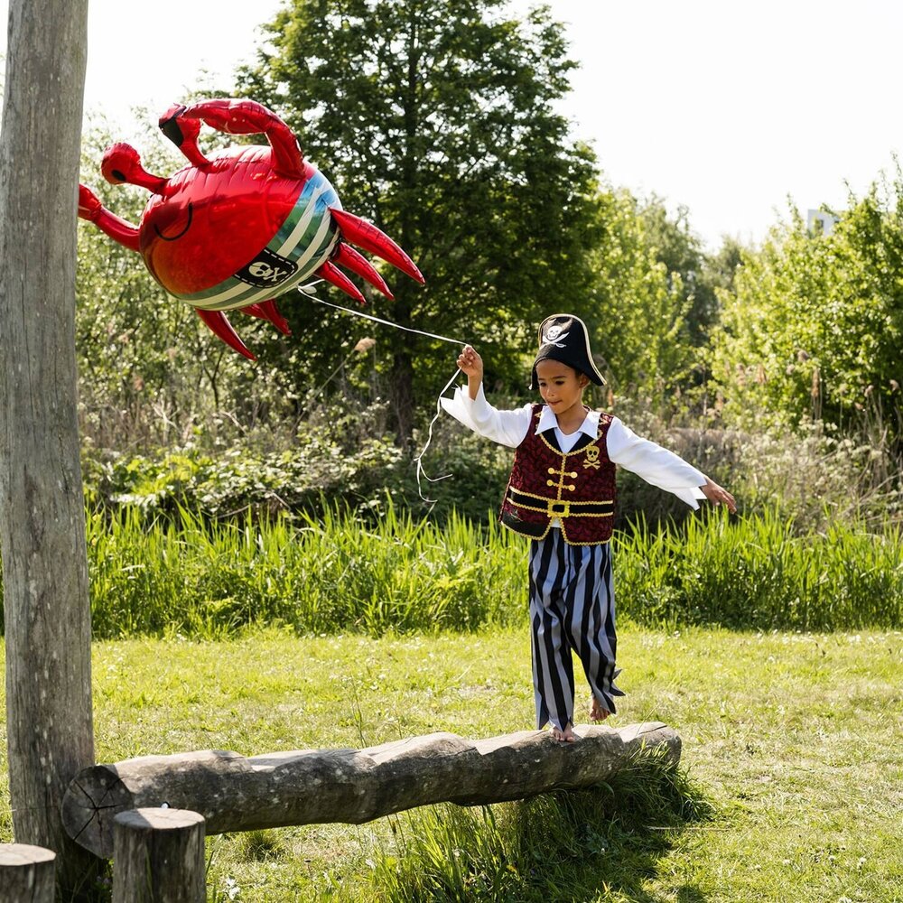 Folat Krab SuperShape Folie Ballon 93x75cm | per stuk