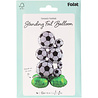 Folat Voetbal Staande Folieballon 53x77cm | per stuk Folat Voetbal Staande Folieballon 53x77cm | per stuk