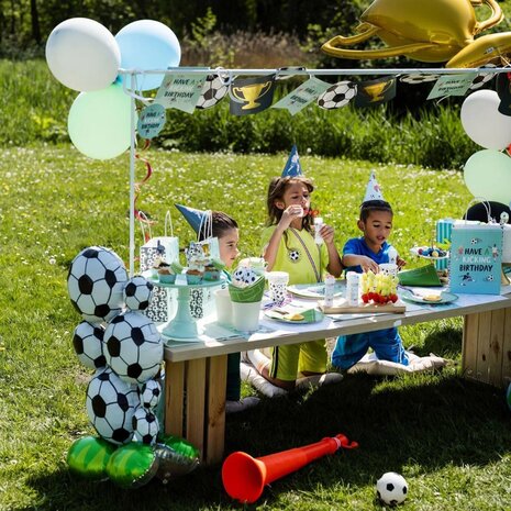 Folat Voetbal Staande Folieballon 53x77cm | per stuk