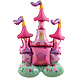Folat Prinsessen Kasteel Staande Folieballon 65x90cm | per stuk Folat Prinsessen Kasteel Staande Folieballon 65x90cm | per stuk