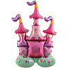 Folat Prinsessen Kasteel Staande Folieballon 65x90cm | per stuk Folat Prinsessen Kasteel Staande Folieballon 65x90cm | per stuk