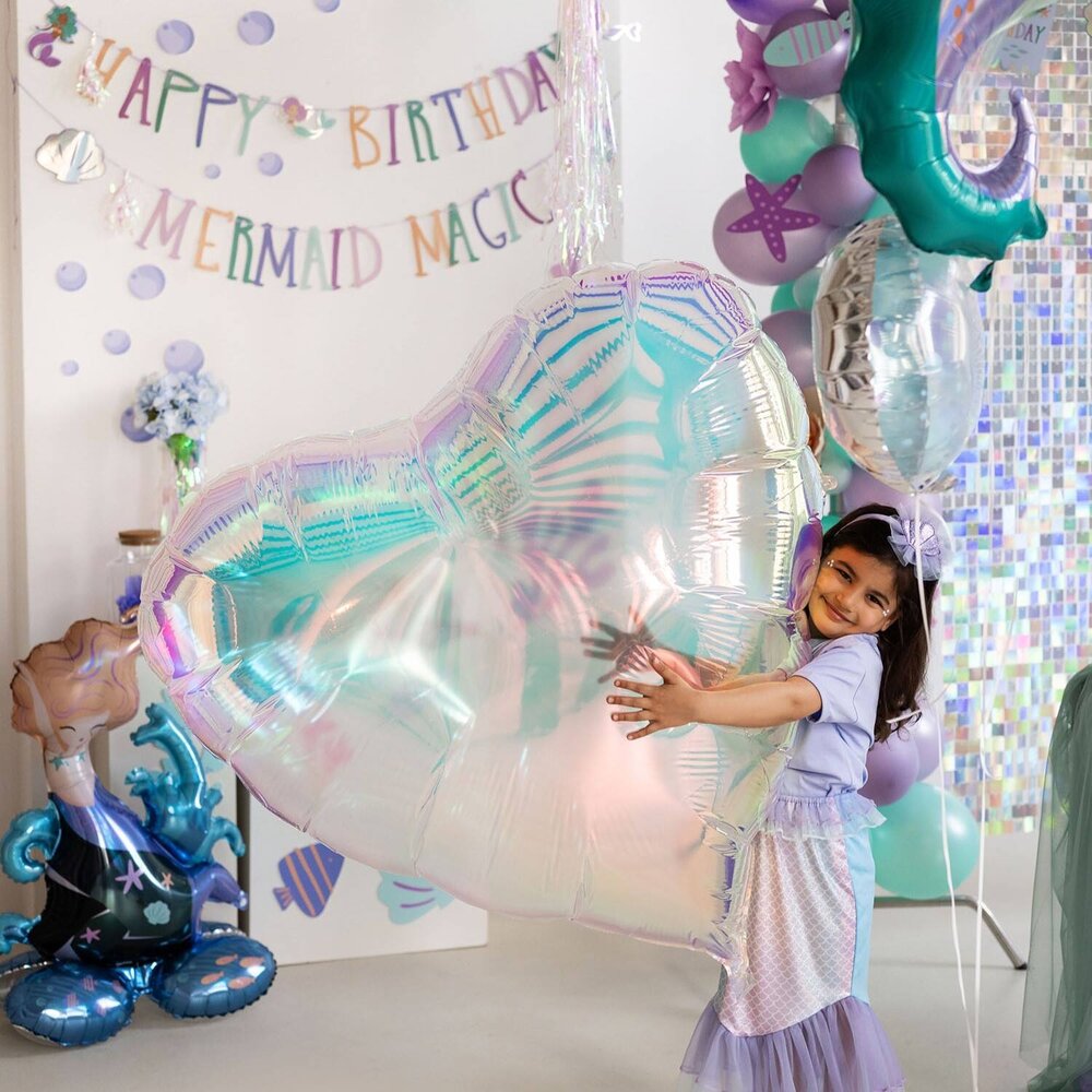 Folat Zeemeermin Staande Folieballon 55x80cm | per stuk Folat Zeemeermin Staande Folieballon 55x80cm | per stuk