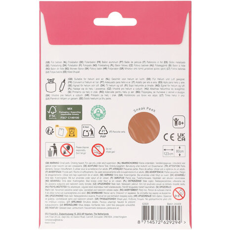 Folat Paard SuperShape Folie Ballon 85x124cm | per stuk