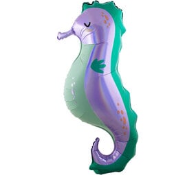 Folat Zeepaard SuperShape Folie Ballon 38x100cm | per stuk