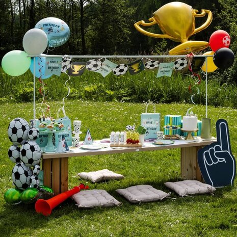 Folat Voetbal Beker SuperShape Folie Ballon 77x85cm | per stuk Folat Voetbal Beker SuperShape Folie Ballon 77x85cm | per stuk