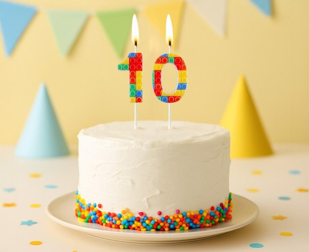 Godan Lego Number 1 Candle 3.5x10.5cm | per piece