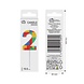 Godan Bougie Lego numéro 2 3,5 x 10,5 cm | à l'unité