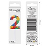 Godan Lego Number 2 Candle 3.5x10.5cm | per piece