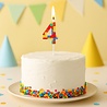 Godan Lego Number 4 Candle 3.5x10.5cm | per piece Godan Lego Number 4 Candle 3.5x10.5cm | per piece